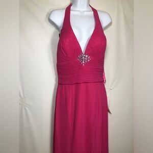 My Fashion Style Raspberry Size Large Nwt Prom Evening Dress